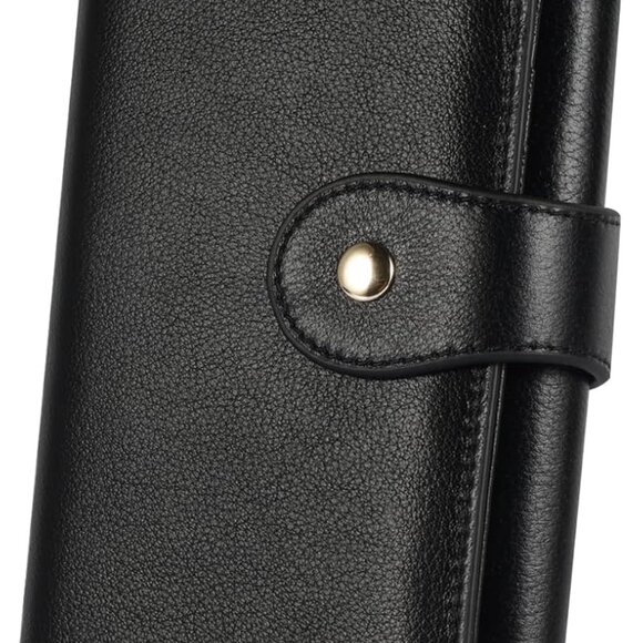 RFID Blocking Leather Wallet Women Large Capacity Organizer Credit Cards ID Cash - Picture 1 of 6